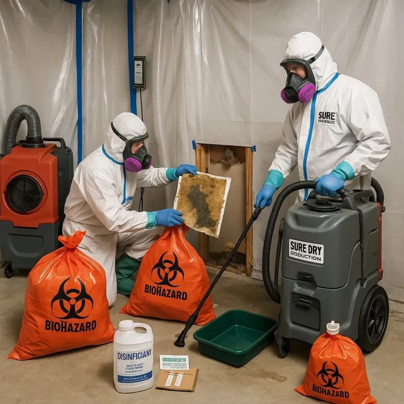 Contaminated Water Handling Protocols process in Kemah, TX
